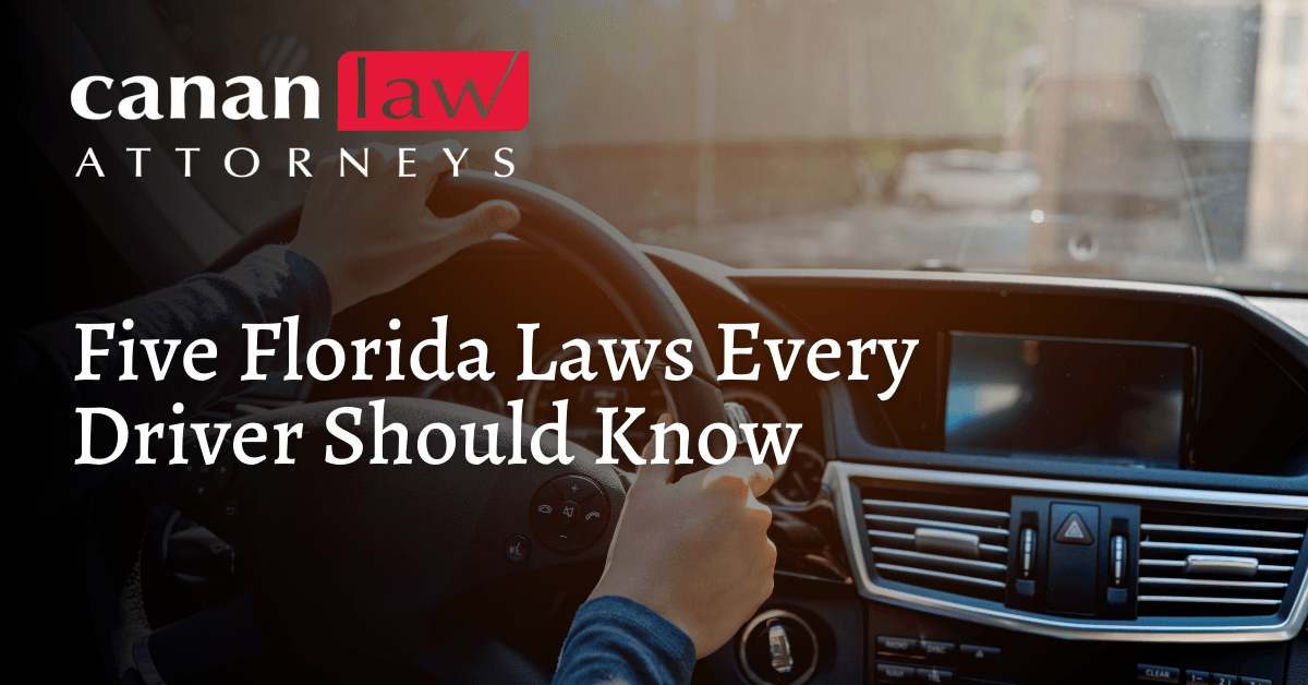 Five Florida Laws Every Driver Should Know